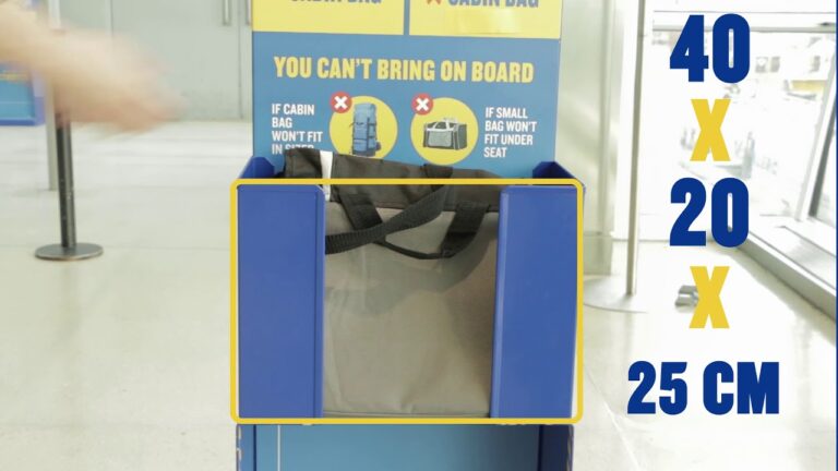 Ajusta tu equipaje de mano a la dimensión de la maleta de cabina de Ryanair