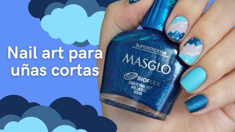 Consigue uñas impactantes con esmaltes azules de Masglo