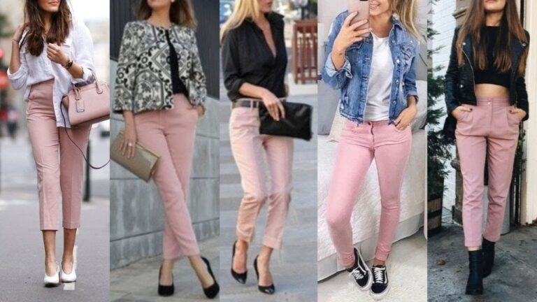 Consejos para combinar el pantalón rosa palo de mujer con estilo
